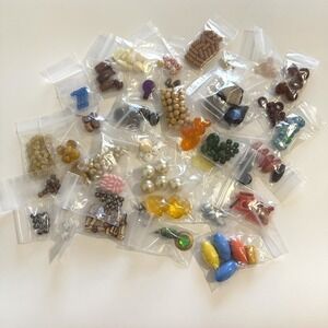 Beads And Small Bits LOT Assorted Sizes Colors Shapes for Jewelry Making &Crafts